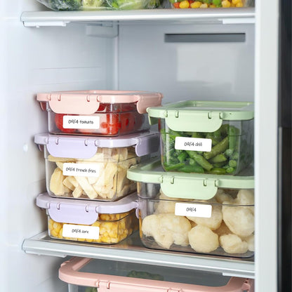 600Pcs Blank Removable Freezer Labels,1x3In Date Label Stickers,No Residue Food Storage Containers Labels,for Food Containers Pantry Organization