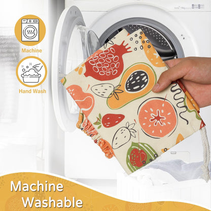 Plastic Bag Holder, Reusable Grocery Bag Holder for Plastic Bags Groceries Store, Flower Canvas Trash Plastic Bag Organizer Storage Holders for Home Kitchen Pantry Decor (Yellow Sunflower)