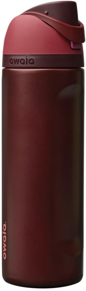 FreeSip Insulated Stainless Steel Water Bottle with Straw for Sports and Travel, BPA-Free, 32oz, Foggy Tide - Colors A