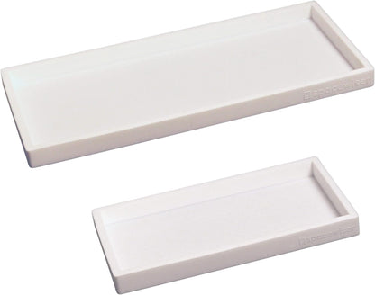 Countertop and Vanity Tray - Small 7.7” Silicone Tray for Soap Dispenser Bottles, Sponge Holder for Kitchen Sink Caddy Organizer, Bathroom Trays, Dish Soap Holder for Kitchen Counter, Keys