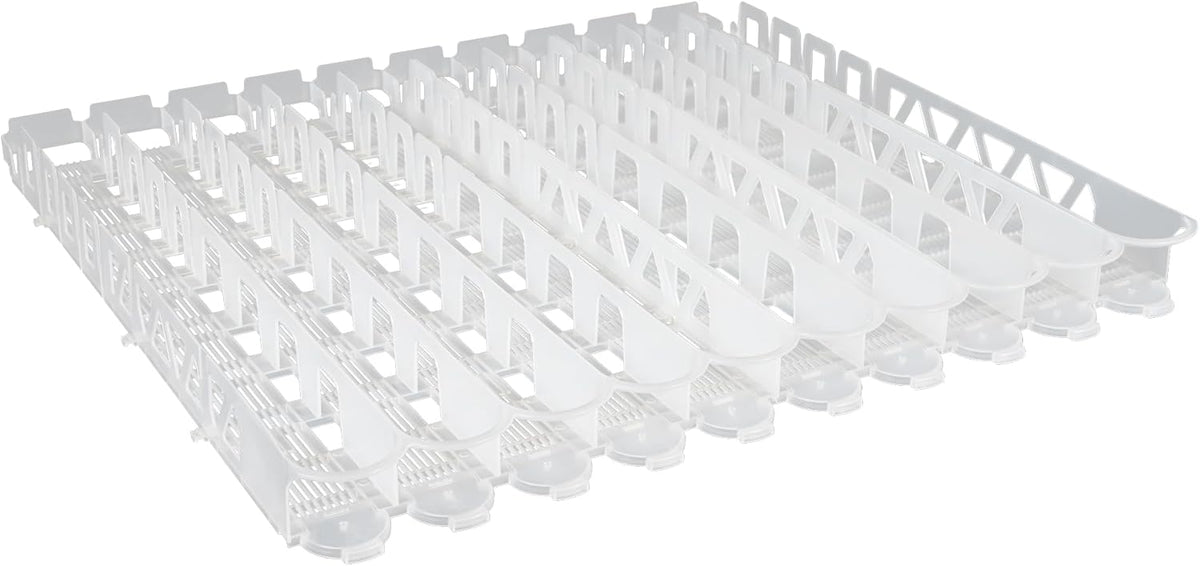 Visi-Slide Gravity Fed Organizer for 12/16oz low ring Beverages on Flat and Angled Shelves in Cold Vaults & Coolers, Drink Organizer (Pack of 2)