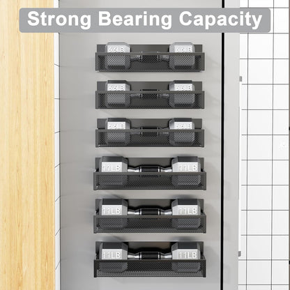 Magnetic Spice Rack for Refrigerator, Magnetic Shelf, Moveable Fridge Organizer with 8-Hook Rack, Seasoning Organizer for Kitchen