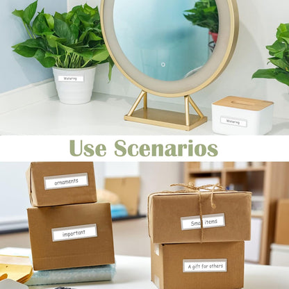 3" x 5" Adhesive Index Card Holders Clear PVC Label Holders | Top-loading label pockets, removable adhesive, clear PVC, for bins, shelves, totes, library and office use