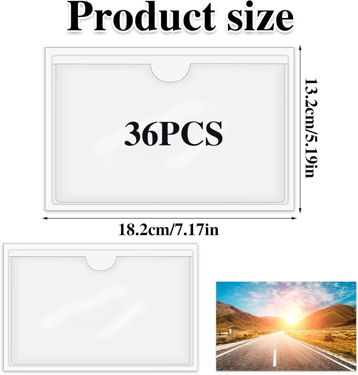 3" x 5" Adhesive Index Card Holders Clear PVC Label Holders | Top-loading label pockets, removable adhesive, clear PVC, for bins, shelves, totes, library and office use