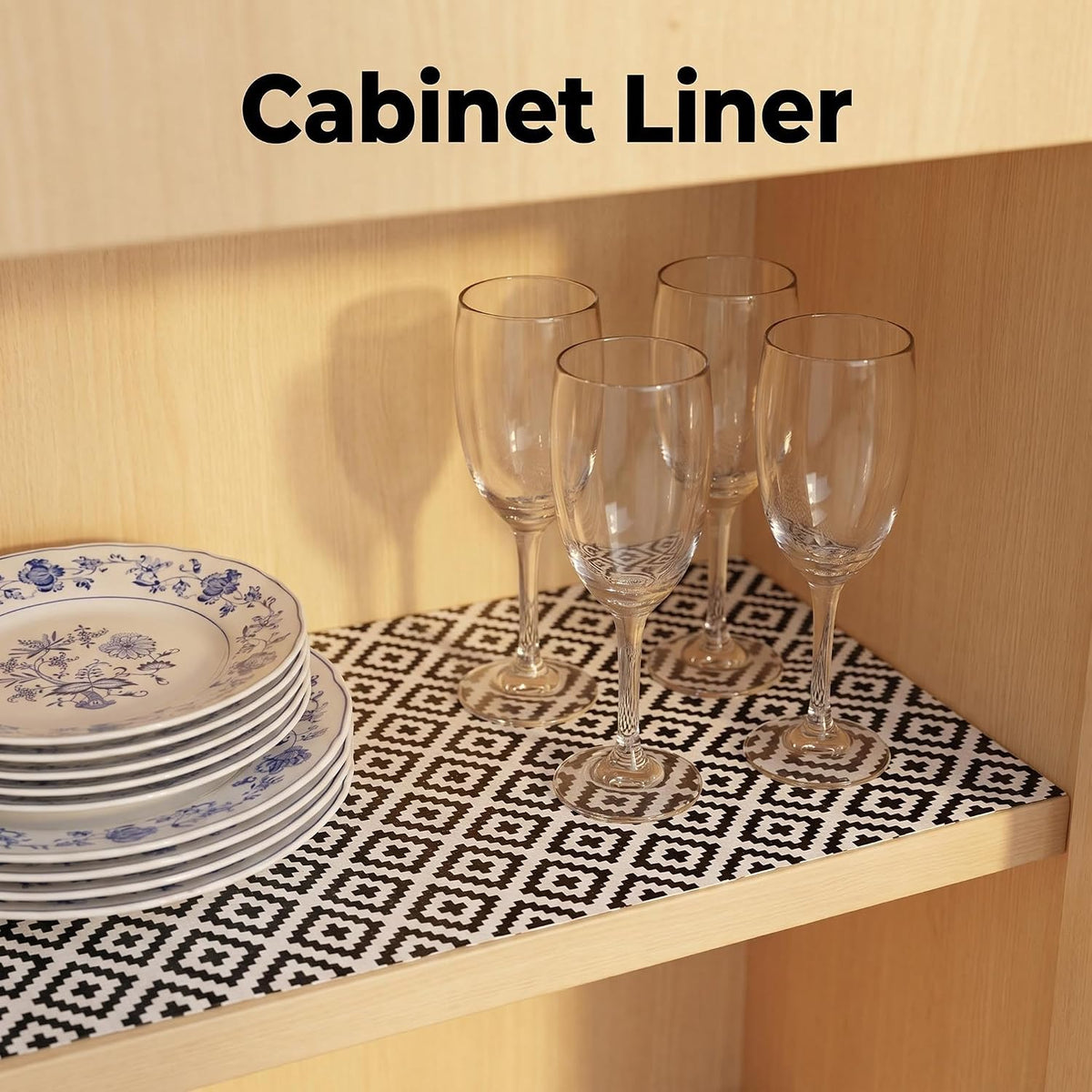 Shelf and Cabinet Liner, Easy Cut Protective (Gray, 12 in x 10 ft)