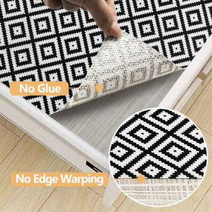 Shelf and Cabinet Liner, Easy Cut Protective (Gray, 12 in x 10 ft)