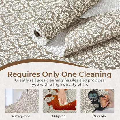 Shelf and Cabinet Liner, Easy Cut Protective (Gray, 12 in x 10 ft)