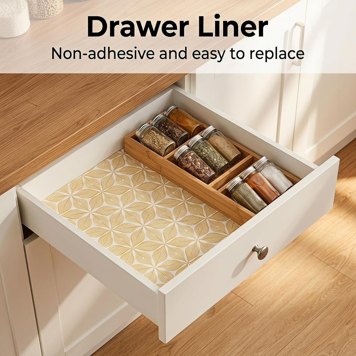 Shelf and Cabinet Liner, Easy Cut Protective (Gray, 12 in x 10 ft)