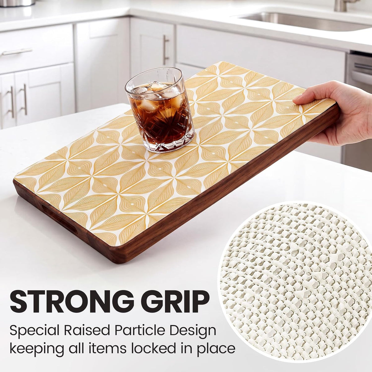 Shelf and Cabinet Liner, Easy Cut Protective (Gray, 12 in x 10 ft)