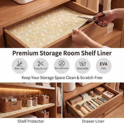 Shelf and Cabinet Liner, Easy Cut Protective (Gray, 12 in x 10 ft)