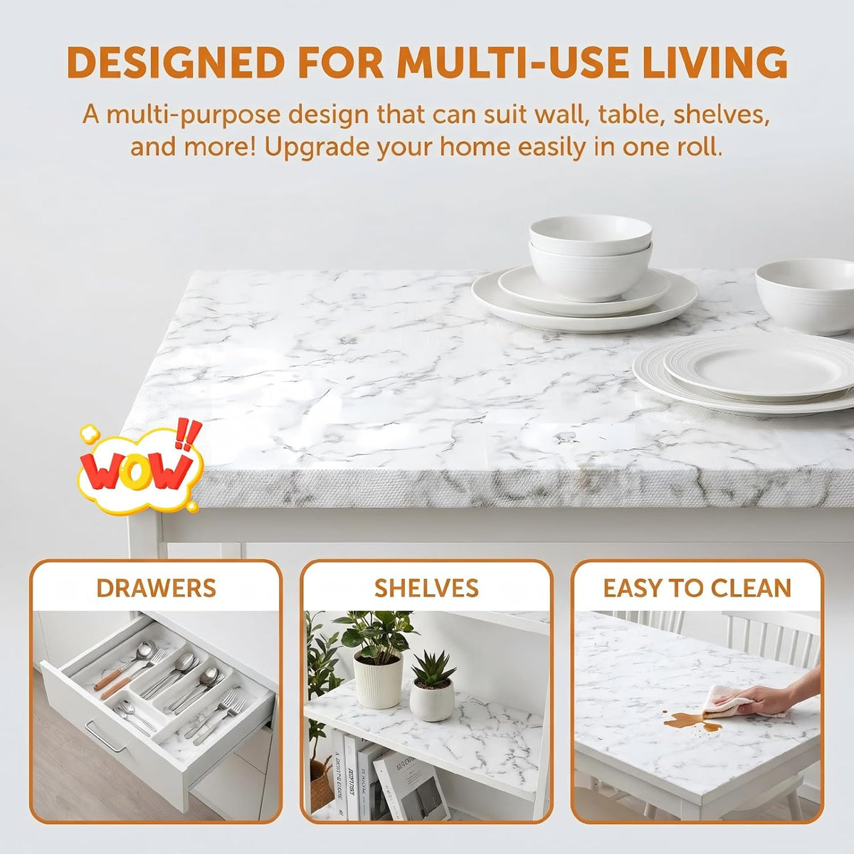 Shelf and Cabinet Liner, Easy Cut Protective (Gray, 12 in x 10 ft)
