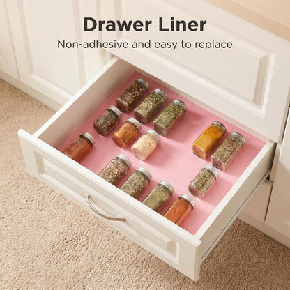 Shelf and Cabinet Liner, Easy Cut Protective (Gray, 12 in x 10 ft)