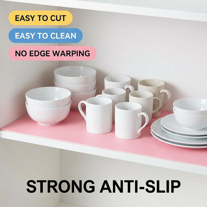 Shelf and Cabinet Liner, Easy Cut Protective (Gray, 12 in x 10 ft)