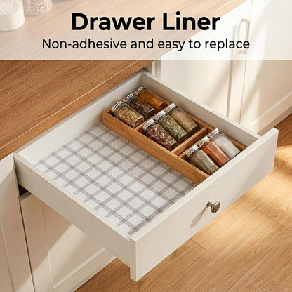 Shelf and Cabinet Liner, Easy Cut Protective (Gray, 12 in x 10 ft)