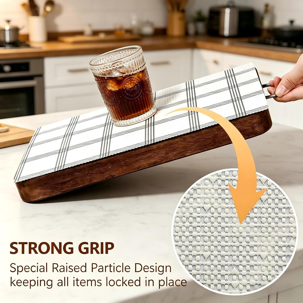 Shelf and Cabinet Liner, Easy Cut Protective (Gray, 12 in x 10 ft)