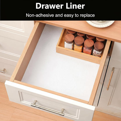 Shelf and Cabinet Liner, Easy Cut Protective (Gray, 12 in x 10 ft)