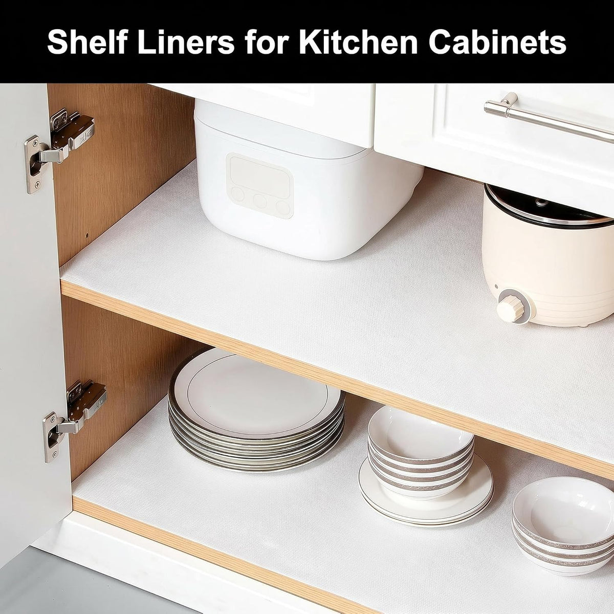 Shelf and Cabinet Liner, Easy Cut Protective (Gray, 12 in x 10 ft)