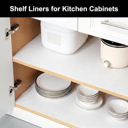 Shelf and Cabinet Liner, Easy Cut Protective (Gray, 12 in x 10 ft)