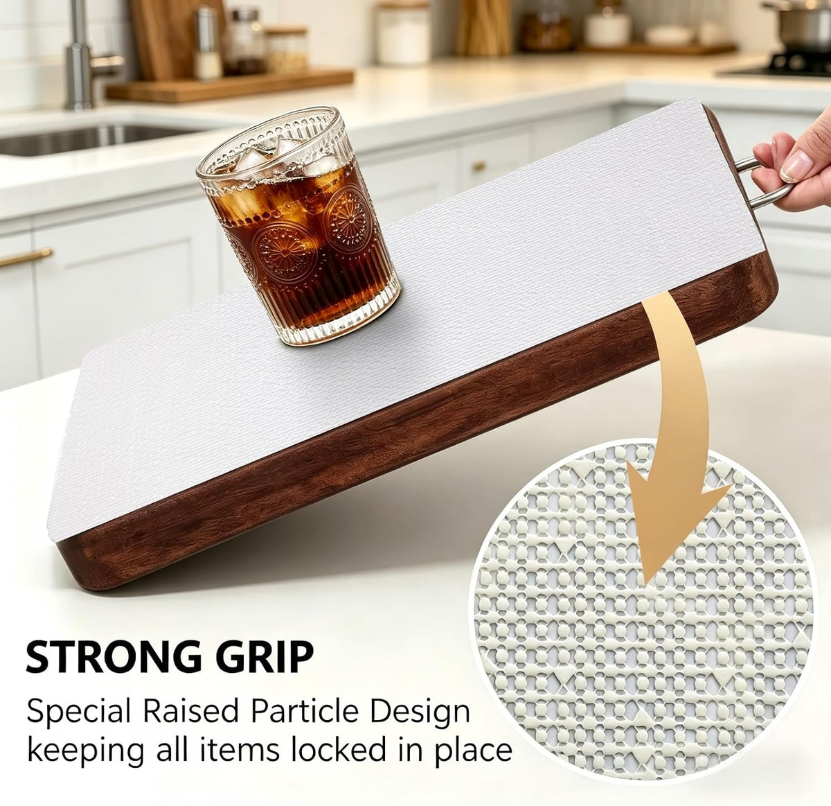 Shelf and Cabinet Liner, Easy Cut Protective (Gray, 12 in x 10 ft)