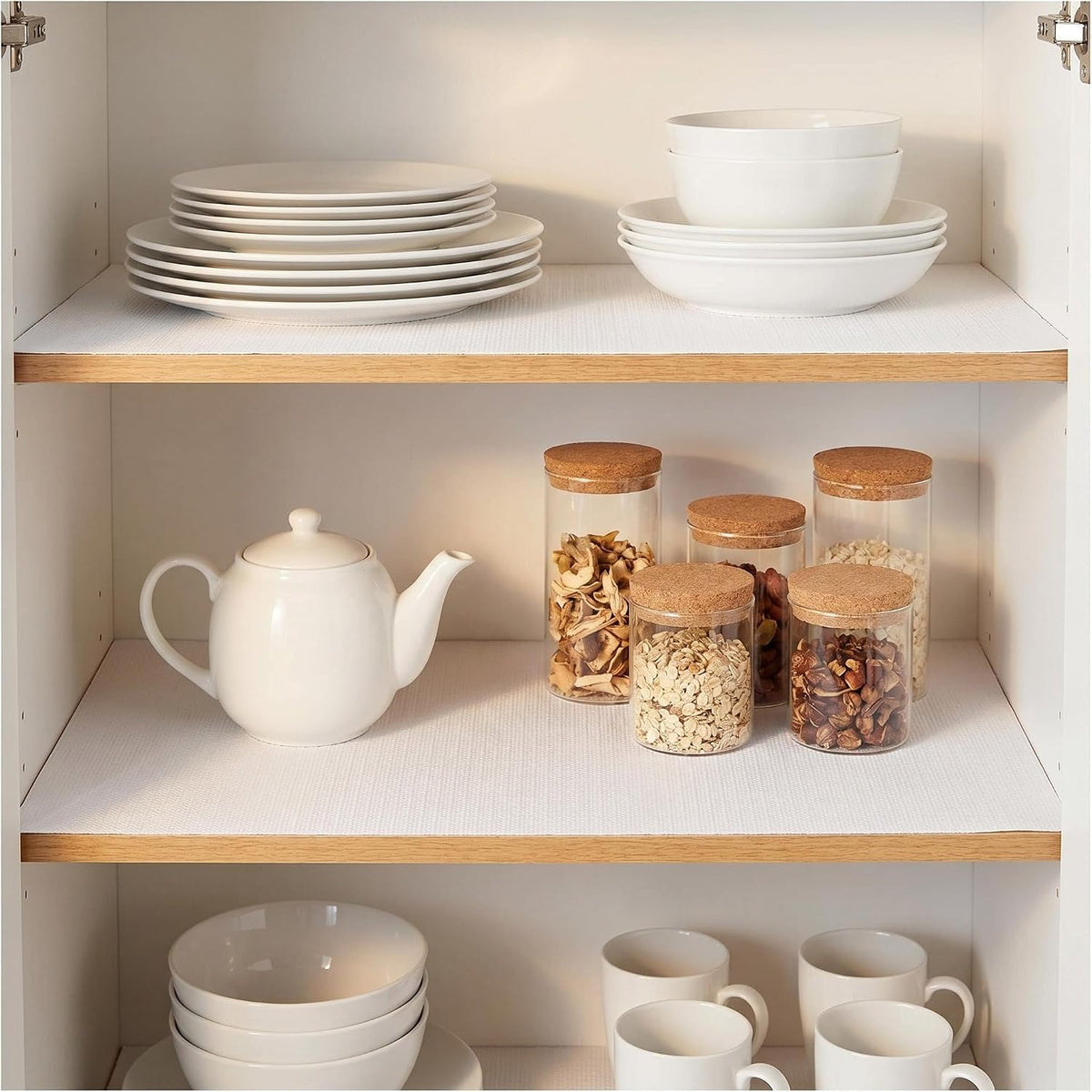 Shelf and Cabinet Liner, Easy Cut Protective (Gray, 12 in x 10 ft)