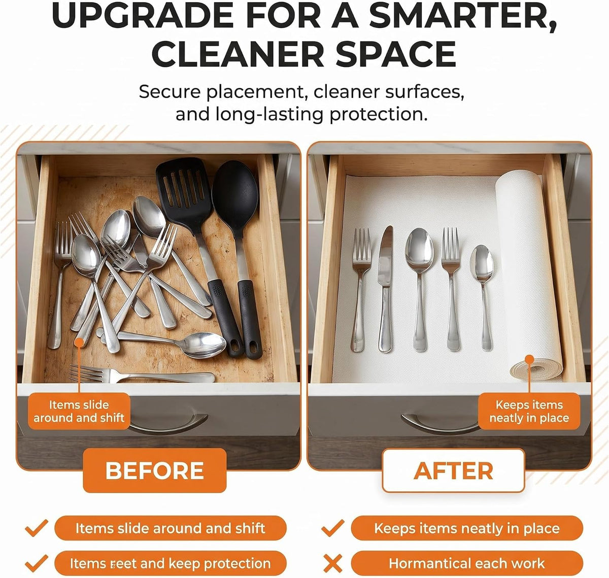 Shelf and Cabinet Liner, Easy Cut Protective (Gray, 12 in x 10 ft)