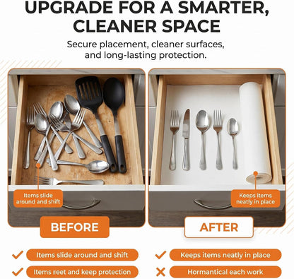 Shelf and Cabinet Liner, Easy Cut Protective (Gray, 12 in x 10 ft)