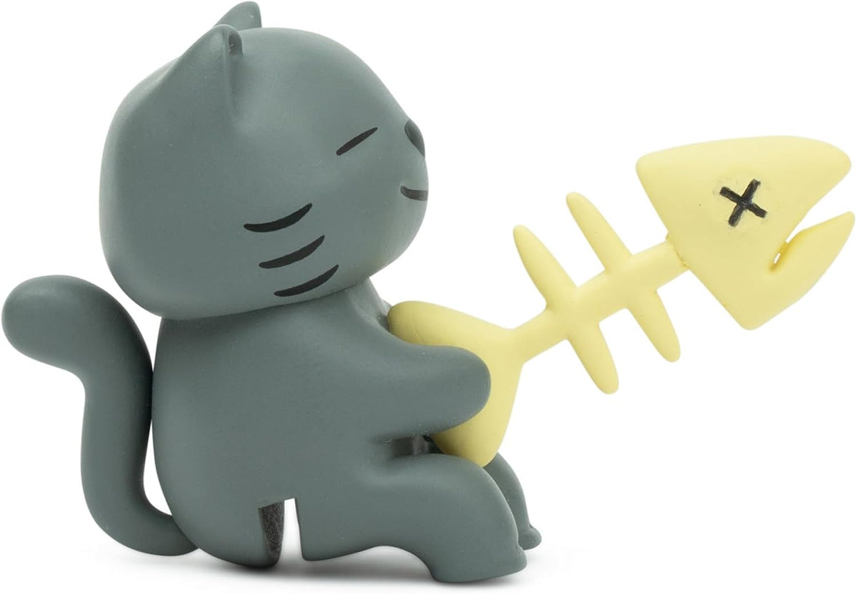 1pc Cute Fishing Cat - Tea Bag Holder and String Rest - Tea Accessory for Cup and Mug - Unique Funny Novelty Toy Gift Idea - Animal Figurine Drink Marker