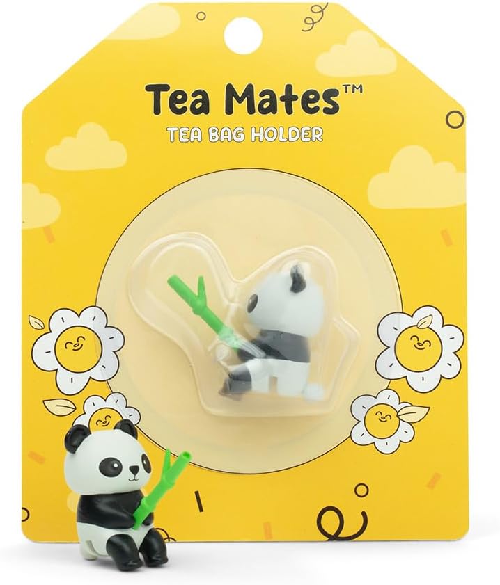 1pc Cute Fishing Cat - Tea Bag Holder and String Rest - Tea Accessory for Cup and Mug - Unique Funny Novelty Toy Gift Idea - Animal Figurine Drink Marker