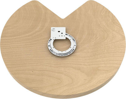 32" Kidney Shape Single Tier Lazy Susan for Corner Base Cabinet