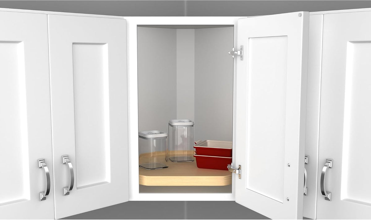 32" Kidney Shape Single Tier Lazy Susan for Corner Base Cabinet
