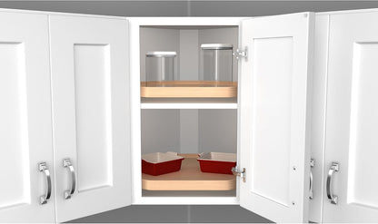 32" Kidney Shape Single Tier Lazy Susan for Corner Base Cabinet