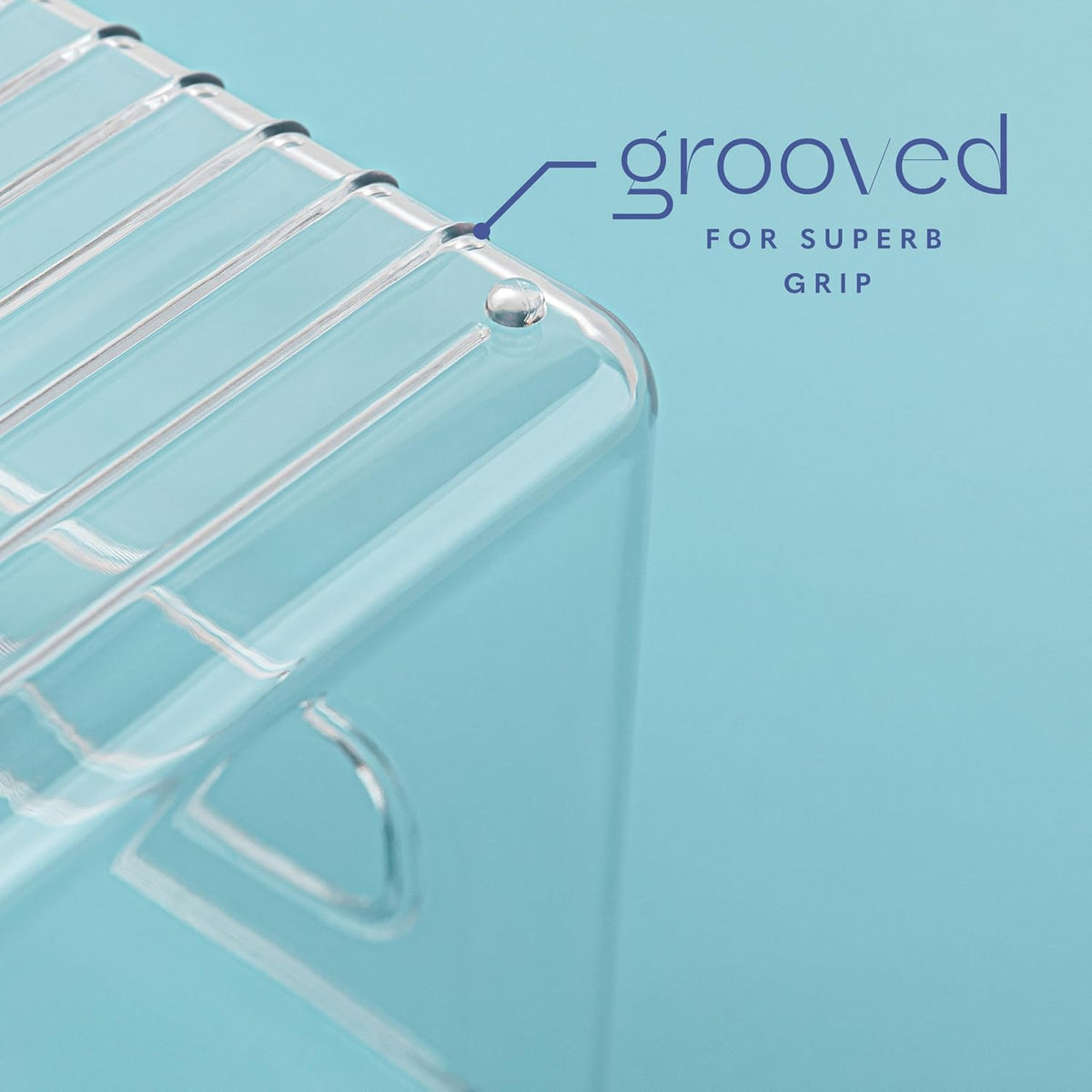 Plastic Food Storage 2 Pack Clear Container Bin with Handles for Organizing Kitchen, Pantry, Refrigerator, Freezer, Pantry, Cabinet, Closet, Bathroom. 16”x6”x5”