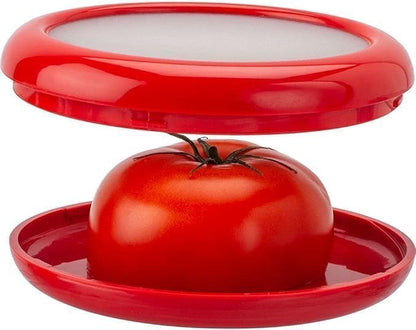 Anti-Oxidation Silicone Onion Storage Box | Fridge Pod | Reusable Onion Saver Container for Fridge | Keeps Cut Onion Fresh | Onion Holder, Tomato Saver, BPA-Free