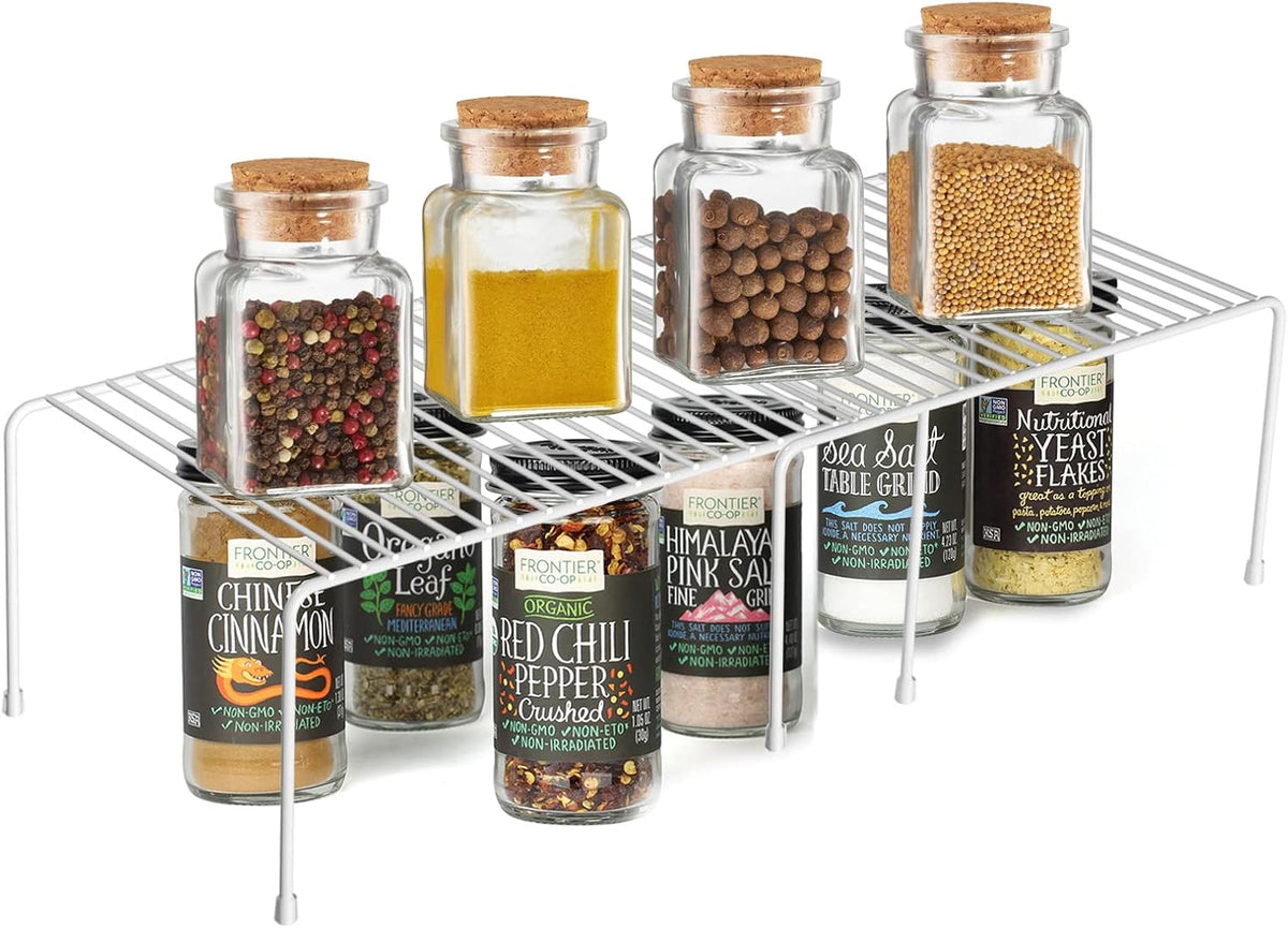 Expandable Freezer Shelf Cooler Shelf Organizer 15.8"-22" | Thickened Heavy Duty Cabinet Shelf Riser Rack Organizer and Storage for Kitchen Pantry Refrigerator