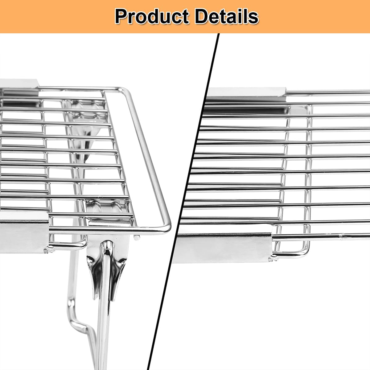 Expandable Freezer Shelf Cooler Shelf Organizer 15.8"-22" | Thickened Heavy Duty Cabinet Shelf Riser Rack Organizer and Storage for Kitchen Pantry Refrigerator