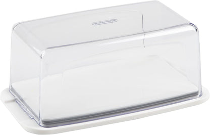Progressive International Cheese BPA-Free Plastic Meal Holder, 8.75 in L x 3.6 in H x 4.75 in D, Ideal for Maintaining Fridge Organization