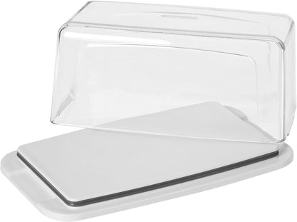 Progressive International Cheese BPA-Free Plastic Meal Holder, 8.75 in L x 3.6 in H x 4.75 in D, Ideal for Maintaining Fridge Organization