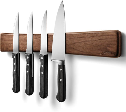 16 Inch Stainless Steel Magnetic Knife Bar with Multi-Purpose Functionality as a Knife Holder, Knife Strip, Magnetic Tool Organizer, Art Supply Organizer & Home Organizer