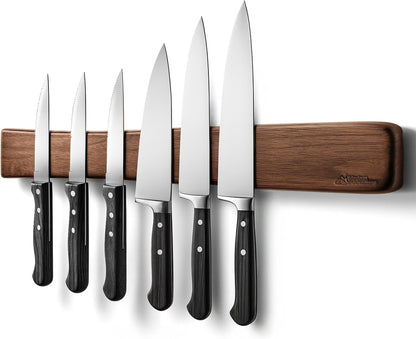 16 Inch Stainless Steel Magnetic Knife Bar with Multi-Purpose Functionality as a Knife Holder, Knife Strip, Magnetic Tool Organizer, Art Supply Organizer & Home Organizer