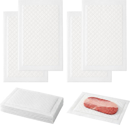 1000 Absorbent Meat Pads, 5 x 7 Food Tray Liner for Packaging