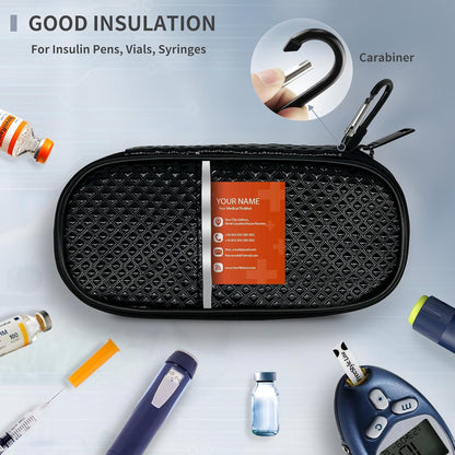 Reusable TSA Approved Ice Packs for Insulated Insulin Travel Case, Medication Travel Bag - Reusable Cooler Ice Packs Suitable for Diabetic Insulin Cooler Pen Carry Case（4 Packs）