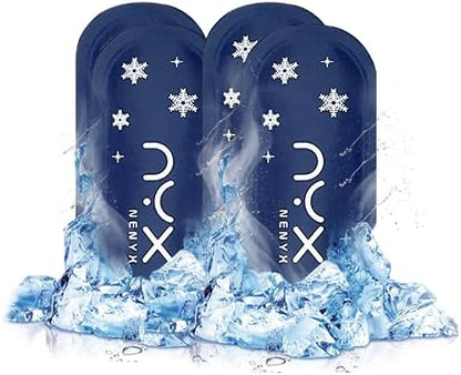 Reusable TSA Approved Ice Packs for Insulated Insulin Travel Case, Medication Travel Bag - Reusable Cooler Ice Packs Suitable for Diabetic Insulin Cooler Pen Carry Case（4 Packs）