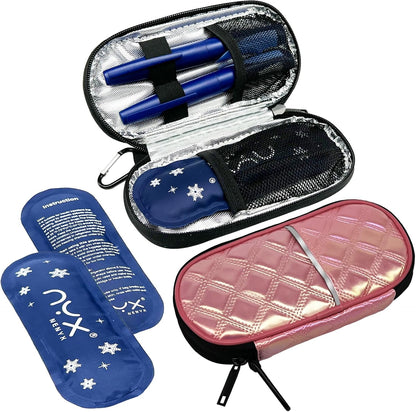 Reusable TSA Approved Ice Packs for Insulated Insulin Travel Case, Medication Travel Bag - Reusable Cooler Ice Packs Suitable for Diabetic Insulin Cooler Pen Carry Case（4 Packs）