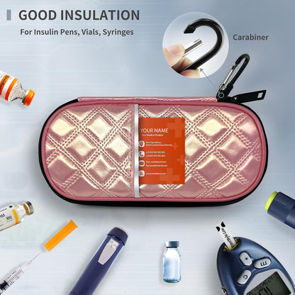 Reusable TSA Approved Ice Packs for Insulated Insulin Travel Case, Medication Travel Bag - Reusable Cooler Ice Packs Suitable for Diabetic Insulin Cooler Pen Carry Case（4 Packs）