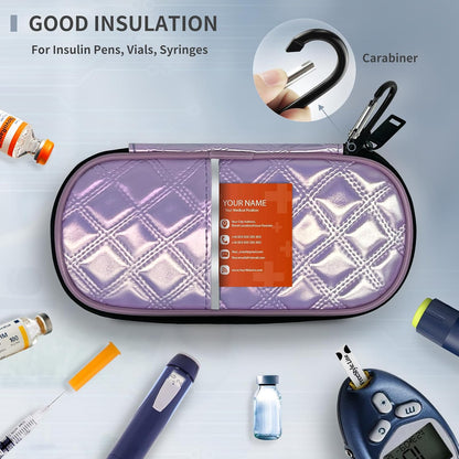 Reusable TSA Approved Ice Packs for Insulated Insulin Travel Case, Medication Travel Bag - Reusable Cooler Ice Packs Suitable for Diabetic Insulin Cooler Pen Carry Case（4 Packs）