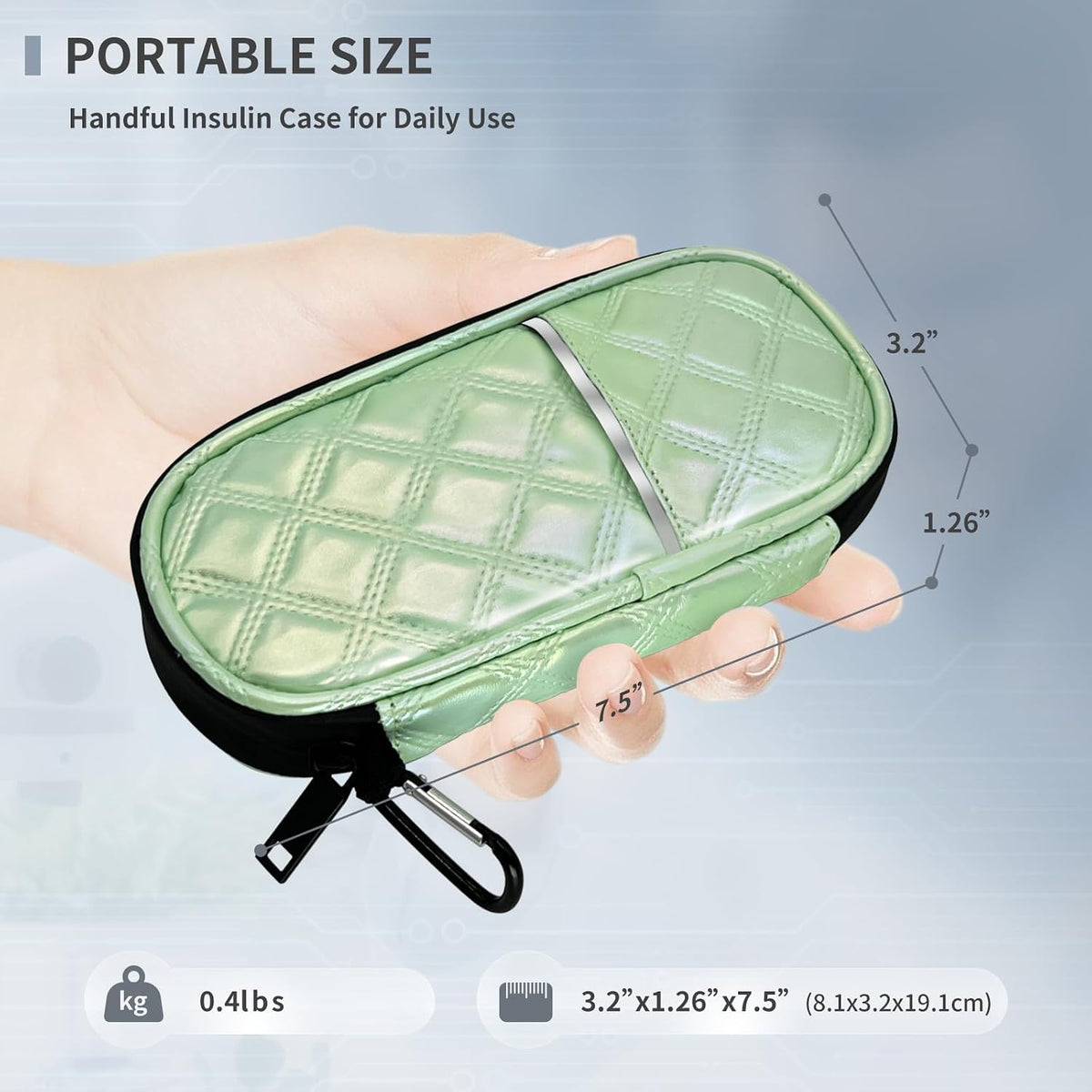 Reusable TSA Approved Ice Packs for Insulated Insulin Travel Case, Medication Travel Bag - Reusable Cooler Ice Packs Suitable for Diabetic Insulin Cooler Pen Carry Case（4 Packs）