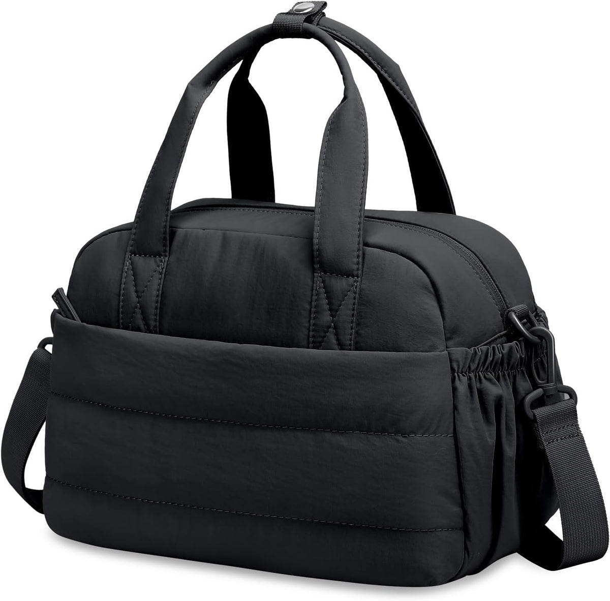 Lunch Box for Women Insulated Lunch Bag Lunchbox Cooler Thermal Leakproof Quilted Reusable Lunch Tote Bag for Work School Travel Picnic (Black) - Colors A