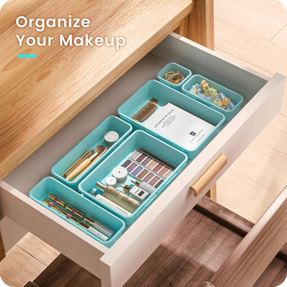 【Military Grade】 Drawer Organizer for Vanity Bathroom Makeup Desk