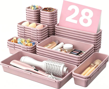 【Military Grade】 Drawer Organizer for Vanity Bathroom Makeup Desk