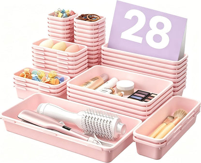 【Military Grade】 Drawer Organizer for Vanity Bathroom Makeup Desk